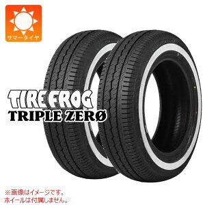 2�{ �T�}�[�^�C�� 215/65R16 109/107 LT �^�C���t���b�O �g���v���[�� �z���C�g���{�� TIRE FROG TRIPLE ZERO �y�o��/�g���b�N�p�z �n�C�G�[�X �L�����o��