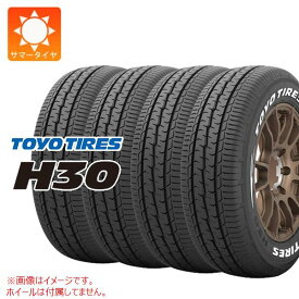 【タイヤ交換対象】4本 サマータイヤ 195/80R15 107/105N トーヨー H30 ホワイトレター TOYO TOYO H30 【バン/トラック用】