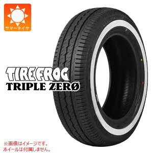 �y�^�C�������Ώہz1�{ �T�}�[�^�C�� 195/80R15 107/105 LT �^�C���t���b�O �g���v���[�� �z���C�g���{�� TIRE FROG TRIPLE ZERO �y�o��/�g���b�N�p�z
