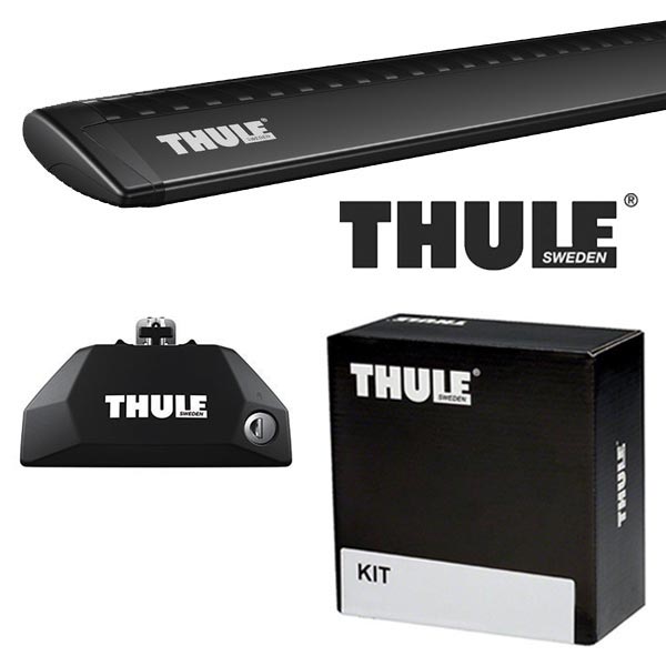 THULE ボルボ V60クロスカントリー ダイレクトルーフレール付 11〜 ルーフキャリア取付1台分セット TH7106 TH7113B THKIT6006