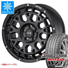 【タイヤ交換対象】ミツビシ デリカD5用 スタッドレス ブリヂストン ブリザック WZ-1 215/70R16 100Q SSR ディバイド G:M タイヤホイール4本セット