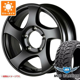 【タイヤ交換対象】ジムニー JB64W用 2024年製 サマータイヤ モンスタ マッドウォーリアー LT215/70R16 107/105Q ホワイトレター ドゥオール CST ゼロワンハイパー JL 5.5-16 タイヤホイール4本セット