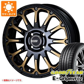 【タイヤ交換対象】サマータイヤ 165/55R15 75V グッドイヤー エフィシエントグリップ RVF02 SSR ディバイド FT 5.0-15 タイヤホイール4本セット