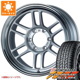 【タイヤ交換対象】FJクルーザー 10系用 サマータイヤ ヨコハマ ジオランダー A/T G015 LT285/70R17 121/118S アウトラインホワイトレター エンケイ オールロード RPT1 8.5-17 タイヤホイール4本セット