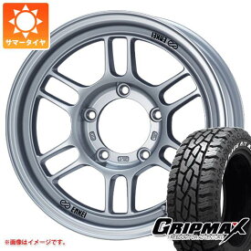 【タイヤ交換対象】5本セット ジムニー用 サマータイヤ グリップマックス マッドレイジ R/T MAX LT185/85R16 105/103Q ホワイトレター エンケイ オールロード RPT1 5.5-16 タイヤホイール5本セット