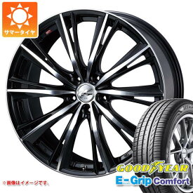 【タイヤ交換対象】サマータイヤ 245/40R20 99W XL グッドイヤー エフィシエントグリップコンフォート レオニス WX 8.5-20 タイヤホイール4本セット