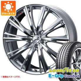 【タイヤ交換対象】サマータイヤ 245/40R20 99W XL グッドイヤー エフィシエントグリップコンフォート レオニス WX 8.5-20 タイヤホイール4本セット