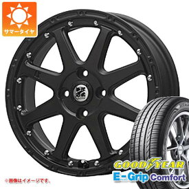 【タイヤ交換対象】サマータイヤ 165/55R15 75V グッドイヤー エフィシエントグリップコンフォート MLJ エクストリームJ 4.5-15 タイヤホイール4本セット