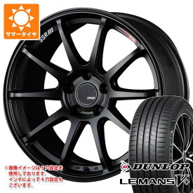 【タイヤ交換対象】サマータイヤ 225/55R17 101W XL ダンロップ ルマン5 LM5+ SSR GTV02 7.0-17 タイヤホイール4本セット