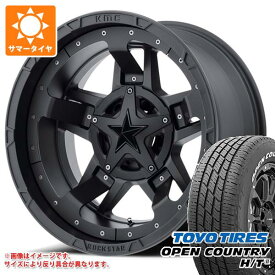 【タイヤ交換対象】ミツビシ デリカD5用 サマータイヤ トーヨー オープンカントリー H/T2 225/65R17 102H ホワイトレター KMC XD827 ロックスター3 8.0-17 タイヤホイール4本セット