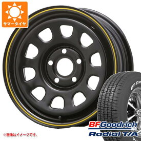 【タイヤ交換対象】ルノー カングー KW系用 サマータイヤ BFグッドリッチ ラジアルT/A P205/60R15 90S ホワイトレター MLJ デイトナ SS タイヤホイール4本セット