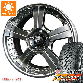 【タイヤ交換対象】ハイラックス 120系用 サマータイヤ ヨコハマ ジオランダー M/T G003 LT275/55R20 120/117Q スーパースター ピュアスピリッツ オークスXC 8.5-20 タイヤホイール4本セット