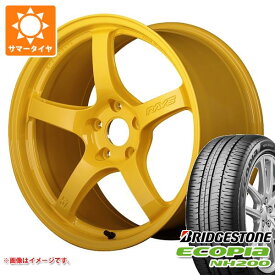 【タイヤ交換対象】サマータイヤ 225/45R18 95W XL ブリヂストン エコピア NH200 レイズ グラムライツ 57CR 2324 LTD 8.5-18 タイヤホイール4本セット