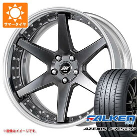 【タイヤ交換対象】サマータイヤ 225/35R20 90Y XL ファルケン アゼニス FK520L ワーク バックレーベル ジースト BST1 8.0-20 タイヤホイール4本セット