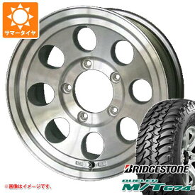 【タイヤ交換対象】5本セット ジムニー用 サマータイヤ ブリヂストン デューラー M/T674 185/85R16 105/103L LT ブラックレター ジムライン タイプ2 5.5-16 タイヤホイール5本セット