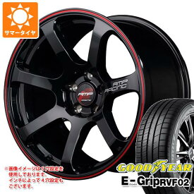 【タイヤ交換対象】サマータイヤ 165/55R15 75V グッドイヤー エフィシエントグリップ RVF02 RMP レーシング R07 5.0-15 タイヤホイール4本セット