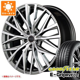 【タイヤ交換対象】サマータイヤ 205/50R17 93V XL グッドイヤー エフィシエントグリップ RVF02 ヴァーテックワン アルバトロス 7.0-17 タイヤホイール4本セット