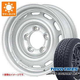 【タイヤ交換対象】5本セット スズキ ジムニーシエラ JB74W用 サマータイヤ トーヨー オープンカントリー A/T3 195/80R15 107/105N LT ホワイトレター アピオ ワイルドボア ベンチュラ 6.0-15 タイヤホイール5本セット