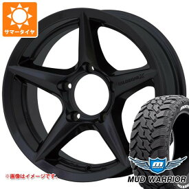 【タイヤ交換対象】スズキ ジムニーシエラ JB74W用 サマータイヤ モンスタ マッドウォーリアー LT215/70R16 107/105Q ホワイトレター アピオ ワイルドボア X2 5.5-16 タイヤホイール4本セット