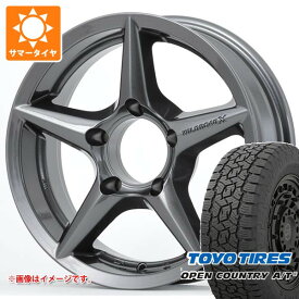 【タイヤ交換対象】スズキ ジムニーシエラ JB74W用 サマータイヤ トーヨー オープンカントリー A/T3 235/70R16 106T ブラックレター アピオ ワイルドボア X2 5.5-16 タイヤホイール4本セット