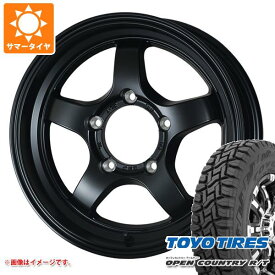 【タイヤ交換対象】ジムニーシエラ JB74W用 2024年製 サマータイヤ トーヨー オープンカントリー R/T LT225/70R16 102/99Q ホワイトレター CST ゼロワンハイパー S 6.0-16 タイヤホイール4本セット