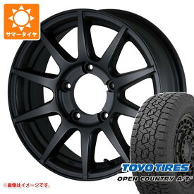 【タイヤ交換対象】ジムニー用 サマータイヤ トーヨー オープンカントリー A/T3 175/80R16 91S ドゥオール CST ゼロワンハイパー XJ 5.5-16 タイヤホイール4本セット