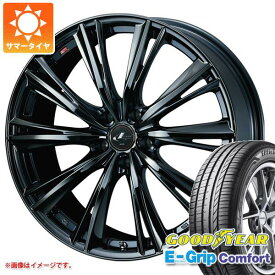 【タイヤ交換対象】サマータイヤ 165/55R15 75V グッドイヤー エフィシエントグリップコンフォート レオニス WX 4.5-15 タイヤホイール4本セット