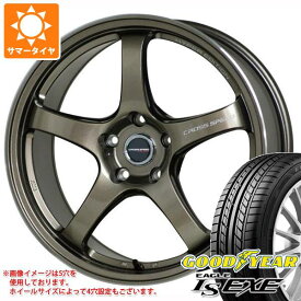 【タイヤ交換対象】サマータイヤ 215/40R17 87W XL グッドイヤー イーグル LSエグゼ クロススピード ハイパーエディション CR5 7.5-17 タイヤホイール4本セット