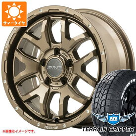 【タイヤ交換対象】ジープ ラングラー JK/JL系用 サマータイヤ モンスタ テレーングリッパー 265/70R17 115T ホワイトレター レイズ デイトナ F6 ブースト タイヤホイール4本セット