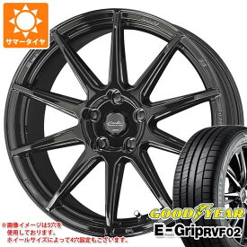 【タイヤ交換対象】サマータイヤ 175/60R16 82H グッドイヤー エフィシエントグリップ RVF02 サーキュラー C10R 6.5-16 タイヤホイール4本セット