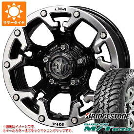 【タイヤ交換対象】5本セット ジムニー用 サマータイヤ ブリヂストン デューラー M/T674 185/85R16 105/103L LT ブラックレター クリムソン MG ゴーレム 5.5-16 タイヤホイール5本セット