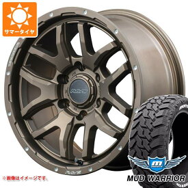 【タイヤ交換対象】FJクルーザー 10系用 サマータイヤ モンスタ マッドウォーリアー LT265/70R17 121/118Q ホワイトレター レイズ デイトナ F6 ブースト 8.0-17 タイヤホイール4本セット