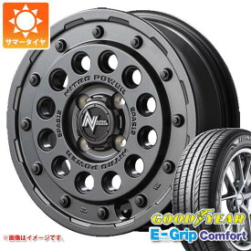 【タイヤ交換対象】サマータイヤ 165/55R15 75V グッドイヤー エフィシエントグリップコンフォート ナイトロパワー H12 ショットガン 5.0-15 タイヤホイール4本セット