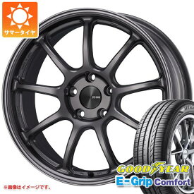 【タイヤ交換対象】サマータイヤ 165/55R15 75V グッドイヤー エフィシエントグリップコンフォート エンケイ パフォーマンスライン PF09 5.0-15 タイヤホイール4本セット