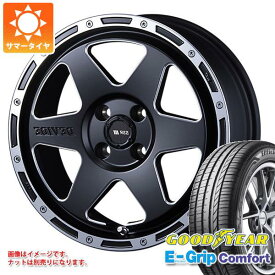 【タイヤ交換対象】サマータイヤ 165/55R15 75V グッドイヤー エフィシエントグリップコンフォート SSR ディバイド TR-6 4.5-15 タイヤホイール4本セット