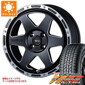 【タイヤ交換対象】サマータイヤ 165/55R15 75H ヨコハマ ジオランダー A/T G015 ブラックレター SSR ディバイド TR-6 4.5-15 タイヤホイール4本セット