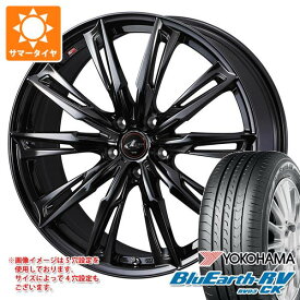 【タイヤ交換対象】サマータイヤ 165/55R15 75V ヨコハマ ブルーアースRV RV03CK レオニス GX 4.5-15 タイヤホイール4本セット