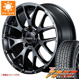 【タイヤ交換対象】サマータイヤ 235/60R18 107H XL ヨコハマ ジオランダー A/T G015 ブラックレター レイズ ホムラ 2x7FA 7.5-18 タイヤホイール4本セット