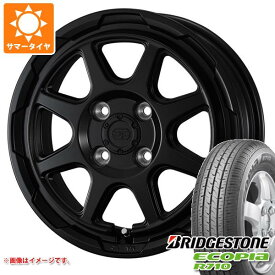 【タイヤ交換対象】エブリイワゴン DA17W用 サマータイヤ ブリヂストン エコピア R710 165/80R14 91/90N (165R14 6PR相当) スタットベルク 4.5-14 タイヤホイール4本セット