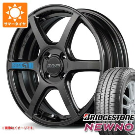 【タイヤ交換対象】サマータイヤ 165/55R15 75V ブリヂストン ニューノ レイズ グラムライツ 57C6 スペックM 5.0-15 タイヤホイール4本セット