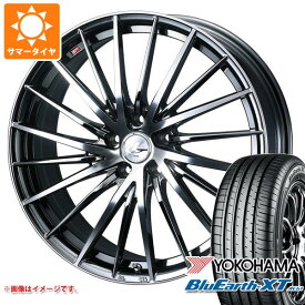 【タイヤ交換対象】サマータイヤ 235/60R18 103W ヨコハマ ブルーアースXT AE61 レオニス FR 8.0-18 タイヤホイール4本セット