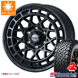 【タイヤ交換対象】ランドクルーザー300用 サマータイヤ BFグッドリッチ オールテレーンT/A KO2 LT265/65R18 122/119R ホワイトレター マッドヴァンスX タイプM 9.0-18 タイヤホイール4本セット