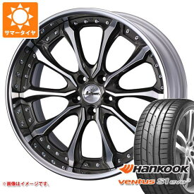 【タイヤ交換対象】2023年製 サマータイヤ 215/35R19 85Y XL ハンコック ベンタス S1 エボ3 K127 クレンツェ ヴェルサム 7.5-19 タイヤホイール4本セット