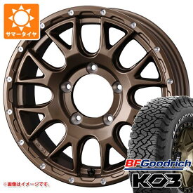 【タイヤ交換対象】5本セット ジムニーシエラ JB74W用 サマータイヤ BFグッドリッチ オールテレーンT/A KO3 LT215/70R16 100/97S ホワイトレター マッドヴァンス08 6.0-16 タイヤホイール5本セット