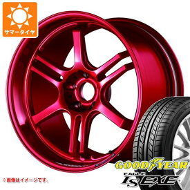 【タイヤ交換対象】サマータイヤ 225/55R17 97V グッドイヤー イーグル LSエグゼ ポテンザ RW006 7.5-17 タイヤホイール4本セット