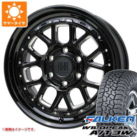 【タイヤ交換対象】FJクルーザー 10系用 サマータイヤ ファルケン ワイルドピーク A/T3W LT265/70R17 121/118R バークレイハードロック ヒューロン 8.0-17 タイヤホイール4本セット