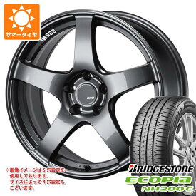 【タイヤ交換対象】サマータイヤ 195/45R17 81W ブリヂストン エコピア NH200 C SSR GTV01 7.0-17 タイヤホイール4本セット