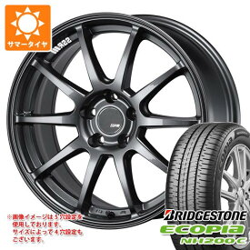 【タイヤ交換対象】サマータイヤ 195/45R17 81W ブリヂストン エコピア NH200 C SSR GTV02 7.0-17 タイヤホイール4本セット