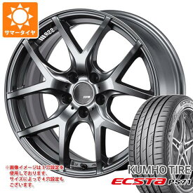 【タイヤ交換対象】サマータイヤ 215/55R17 94W クムホ エクスタ PS71 SSR GTV03 7.0-17 タイヤホイール4本セット