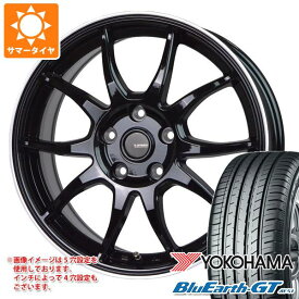 【タイヤ交換対象】サマータイヤ 165/55R15 75V ヨコハマ ブルーアースGT AE51 ジースピード P-06 4.5-15 タイヤホイール4本セット